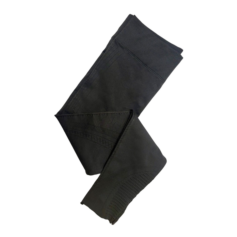 Fabletics Gray Seamless Mesh Pointelle High‎ Waisted Leggings - Picture 4 of 5